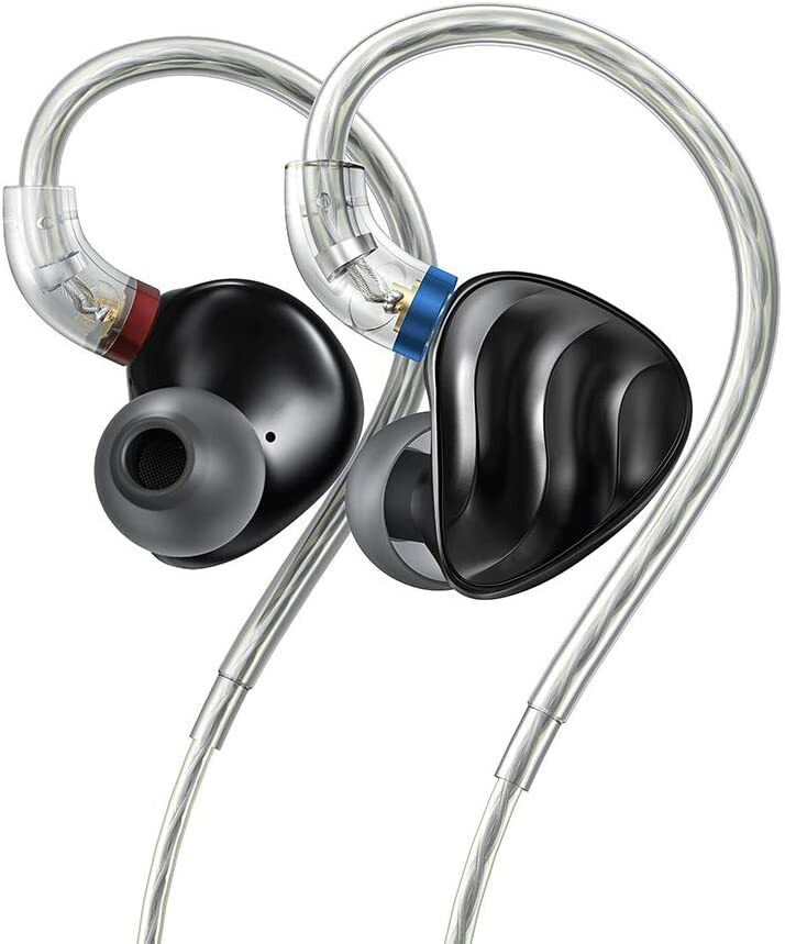FiiO FH3 Triple Drive (1 Dynamic + 2 Knowles BA) in-Ear HiFi Earphones (Black)