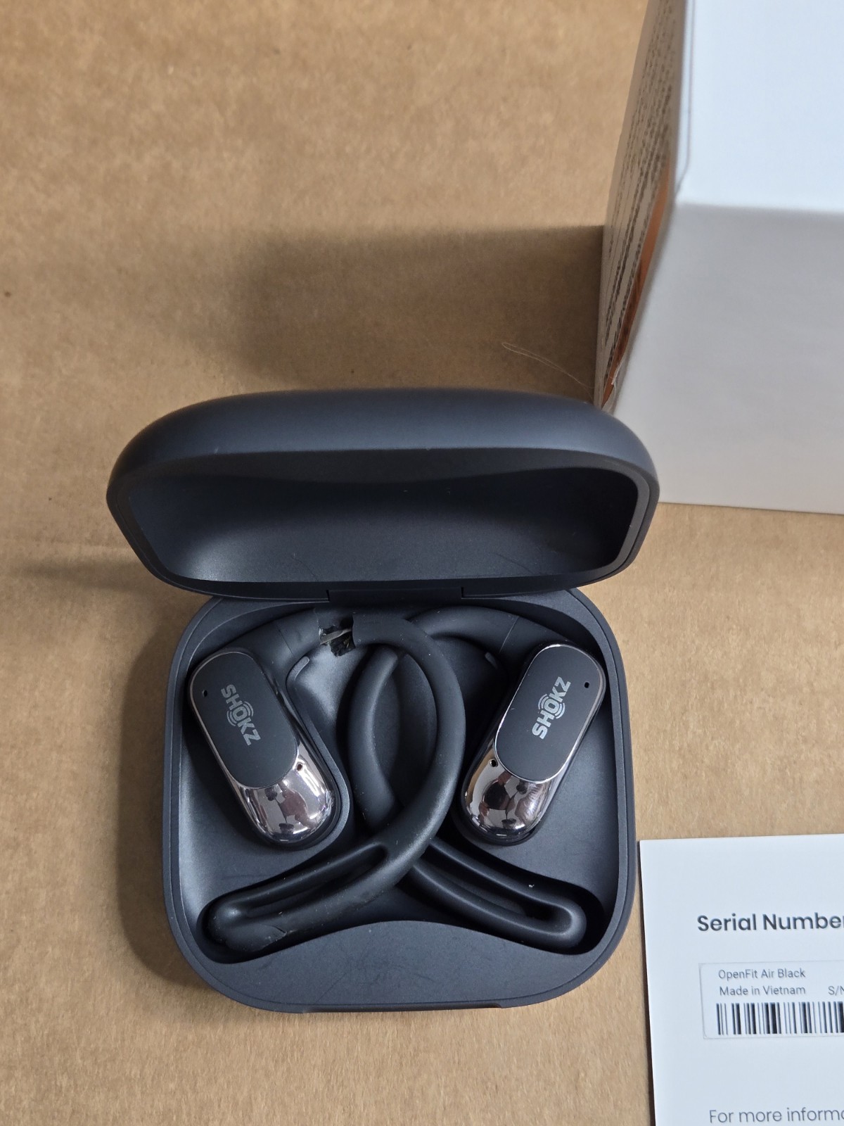 Shokz – OpenFit Air Open-Ear True Wireless Earbuds – Read Left EB BROKE