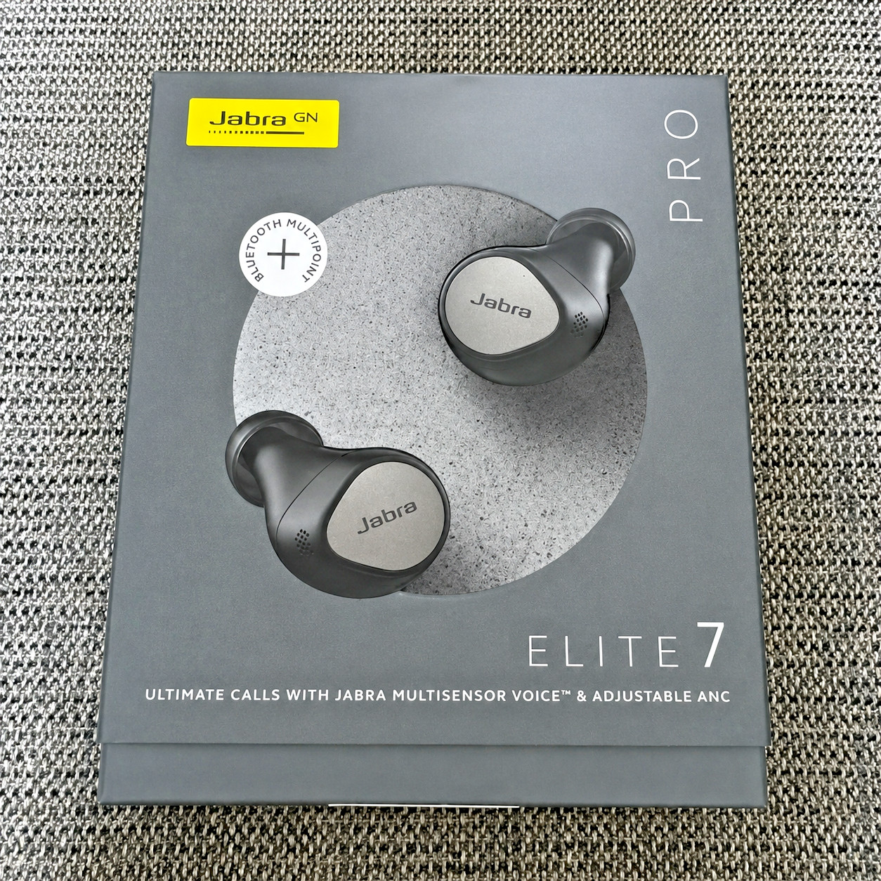 Jabra Elite 7 Pro Titanium Black True Wireless Earbuds ANC Multipoint Sealed JDM