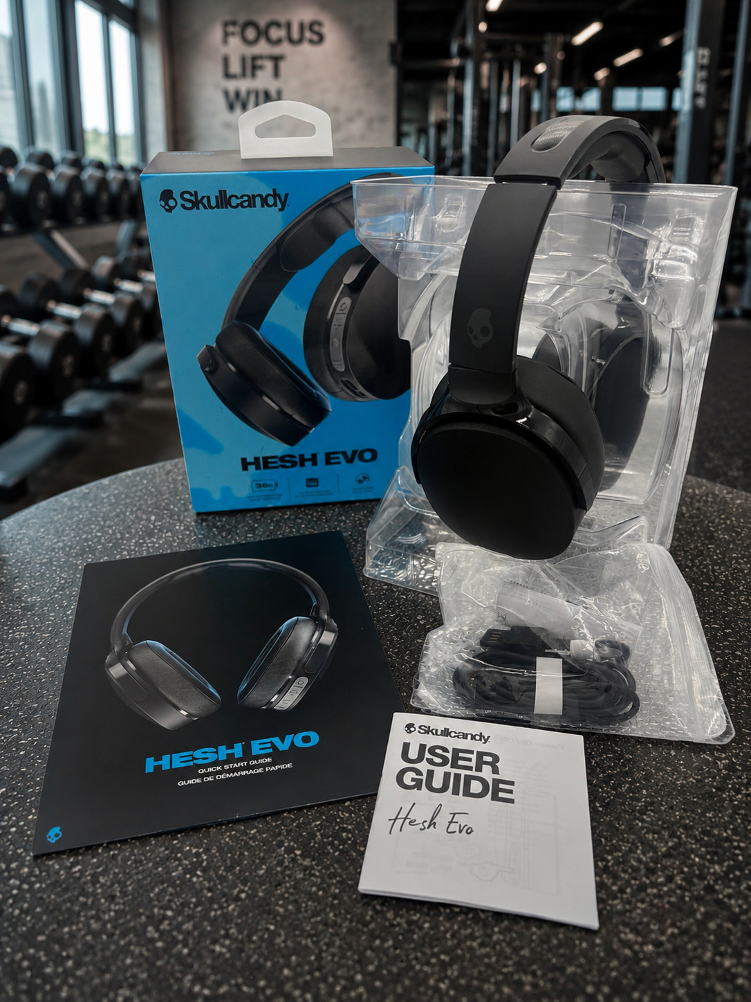 Skullcandy Hesh Evo Wireless Bluetooth Headphones Over-Ear Black w/ Box