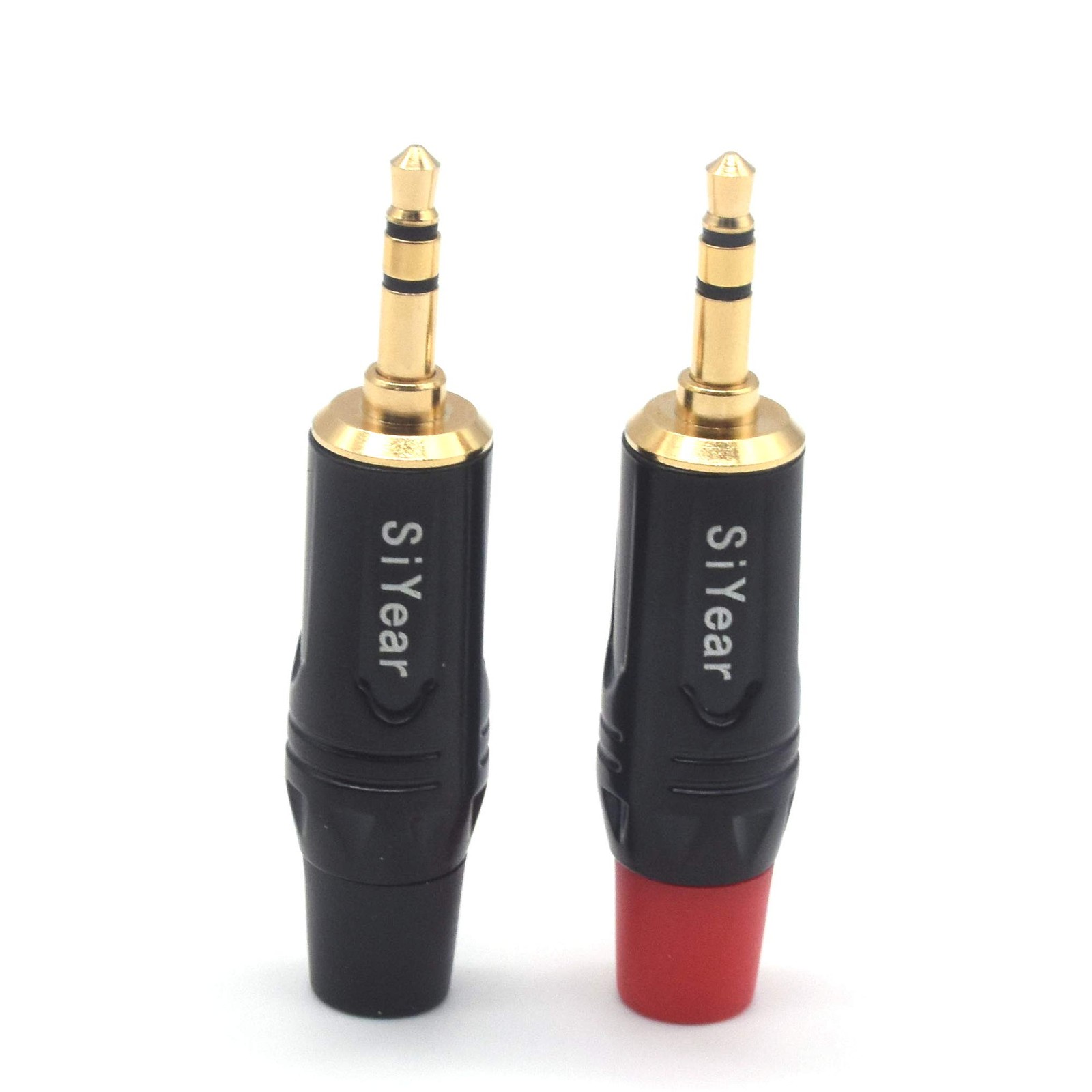 3-Pole 3.5mm Stereo Headphone Jack Male Plug Repair Replacement Solder Adapter,