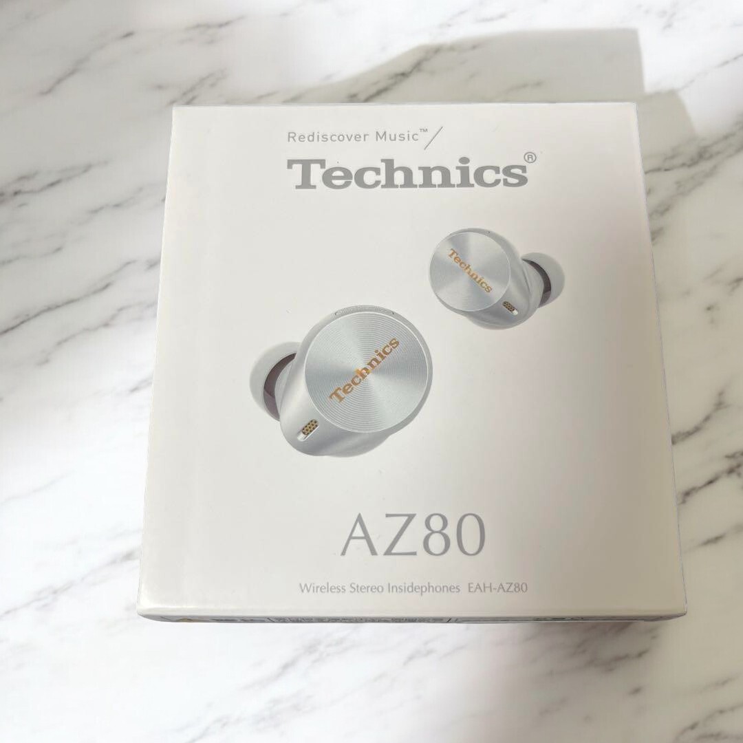 Technics EAH-AZ80 wireless Bluetooth earphone Silver noise canceling Audio
