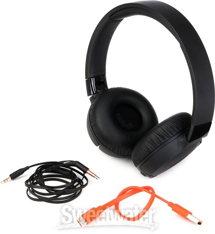 JBL Tune 670NC On-ear Wireless Headphones with Adaptive Noise Canceling – Black