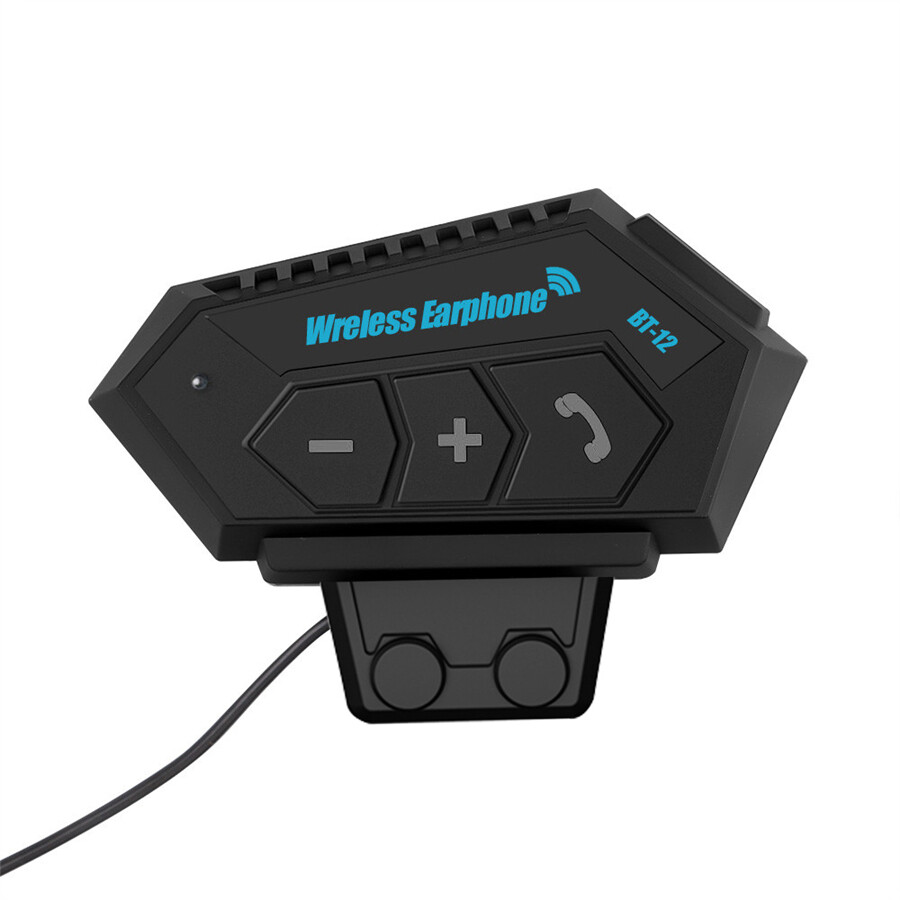 Motorcycle Wireless Bluetooth 5.0 Helmet Headset Hands-free Telephone Call Kit