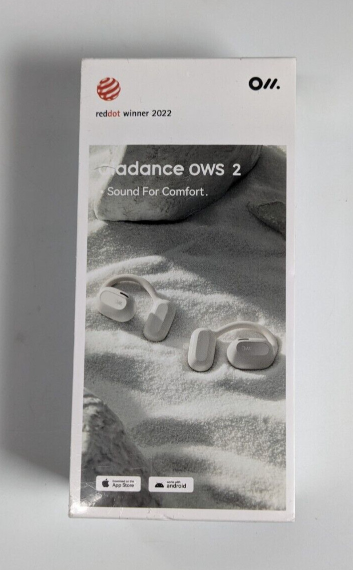 Oladance OWS 2 (OLA06) Open Ear Headphones- Cloud White