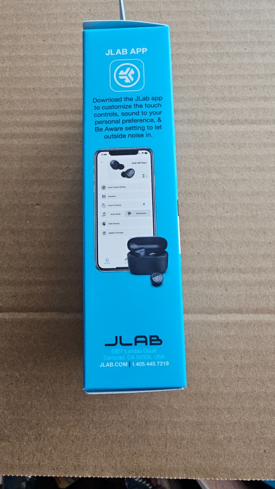 JLab – GO Air POP True Wireless In-Ear Headphones – Black- Sealed!