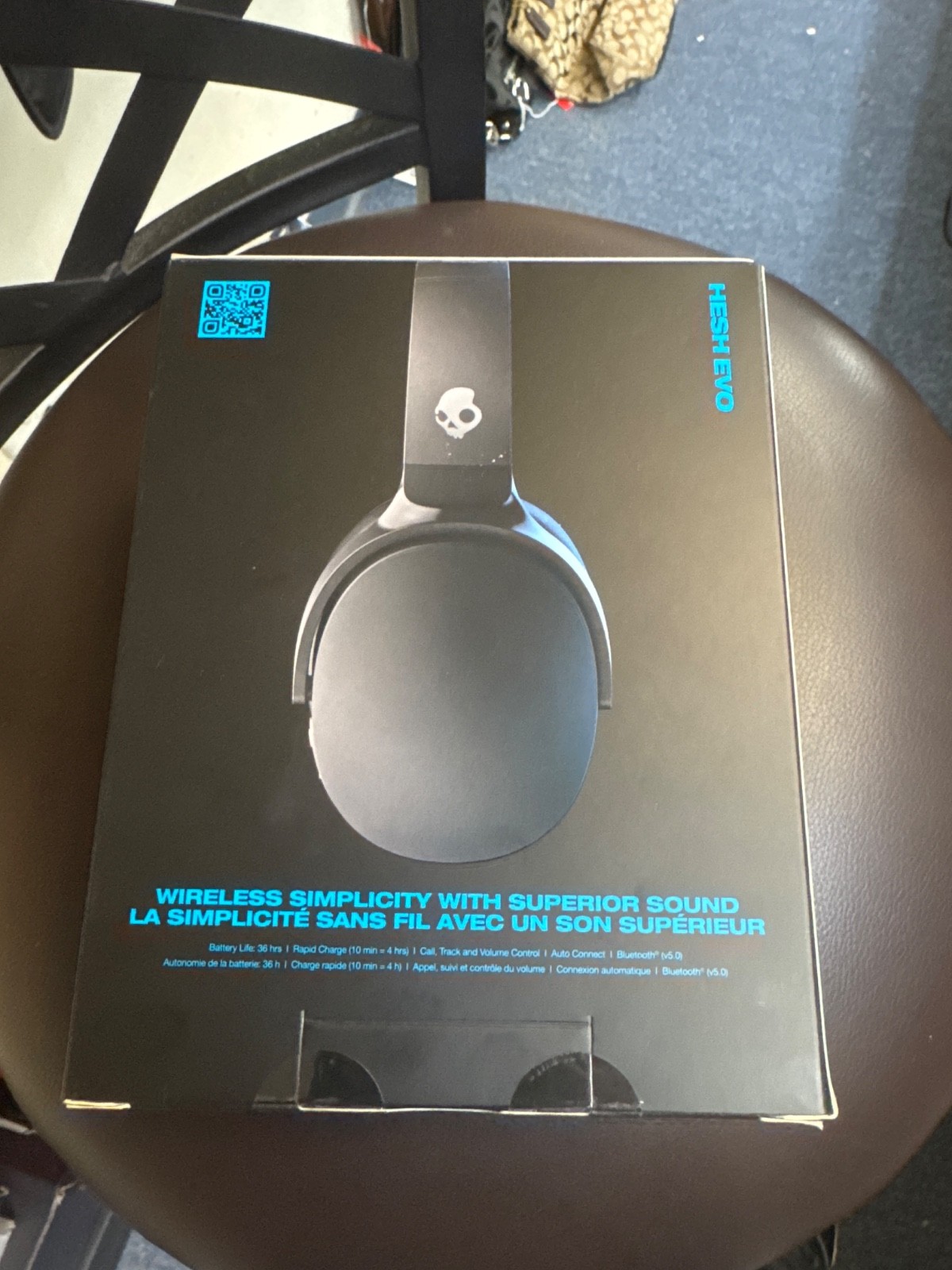 Skullcandy Hesh Evo S6HVW-N740 Bluetooth Wireless Over Ear Headphones – Black