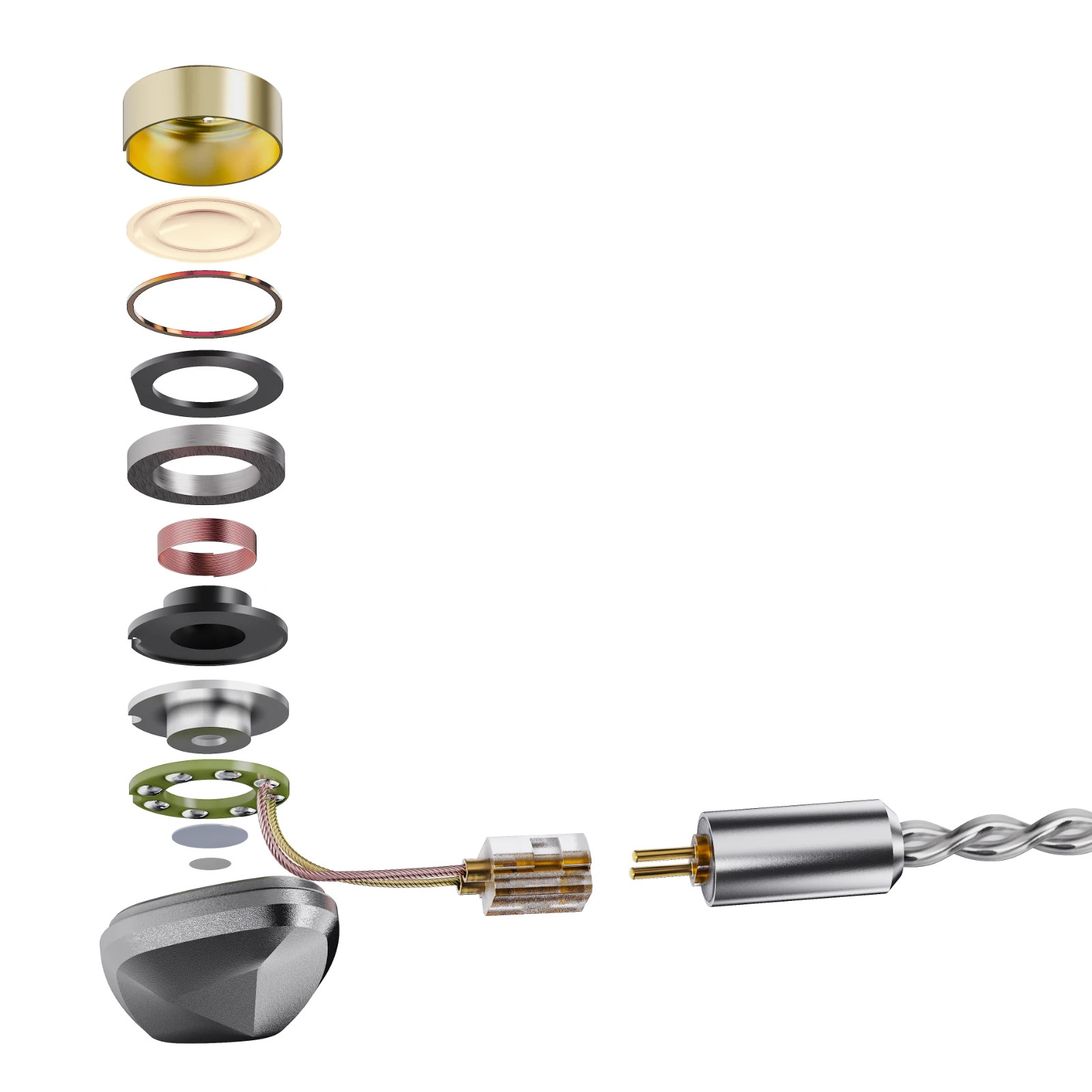 Astrotec GX100 PZT+LCP DD in-ear Monitors Earphones ,10mm Dyamic Driver