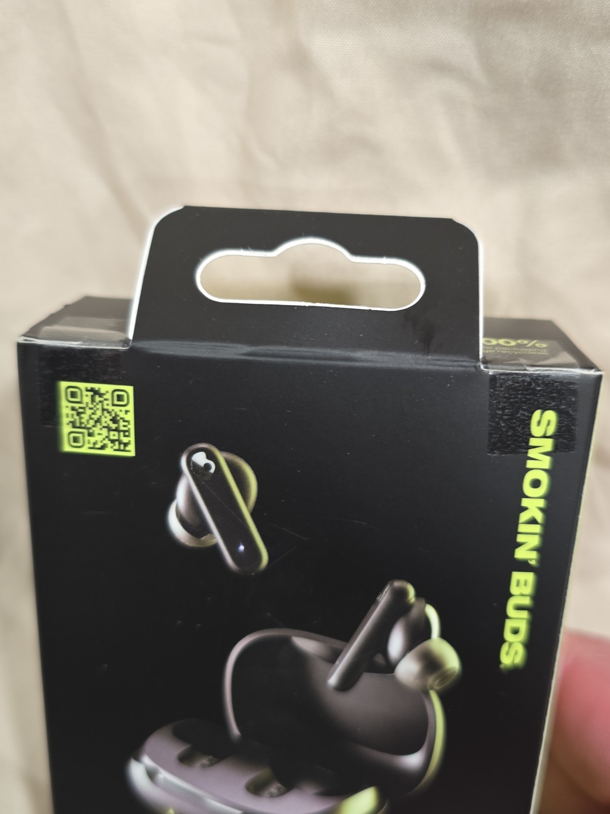 Skullcandy Smokin’ Buds Wireless In-Ear Earbuds – True Black NIB