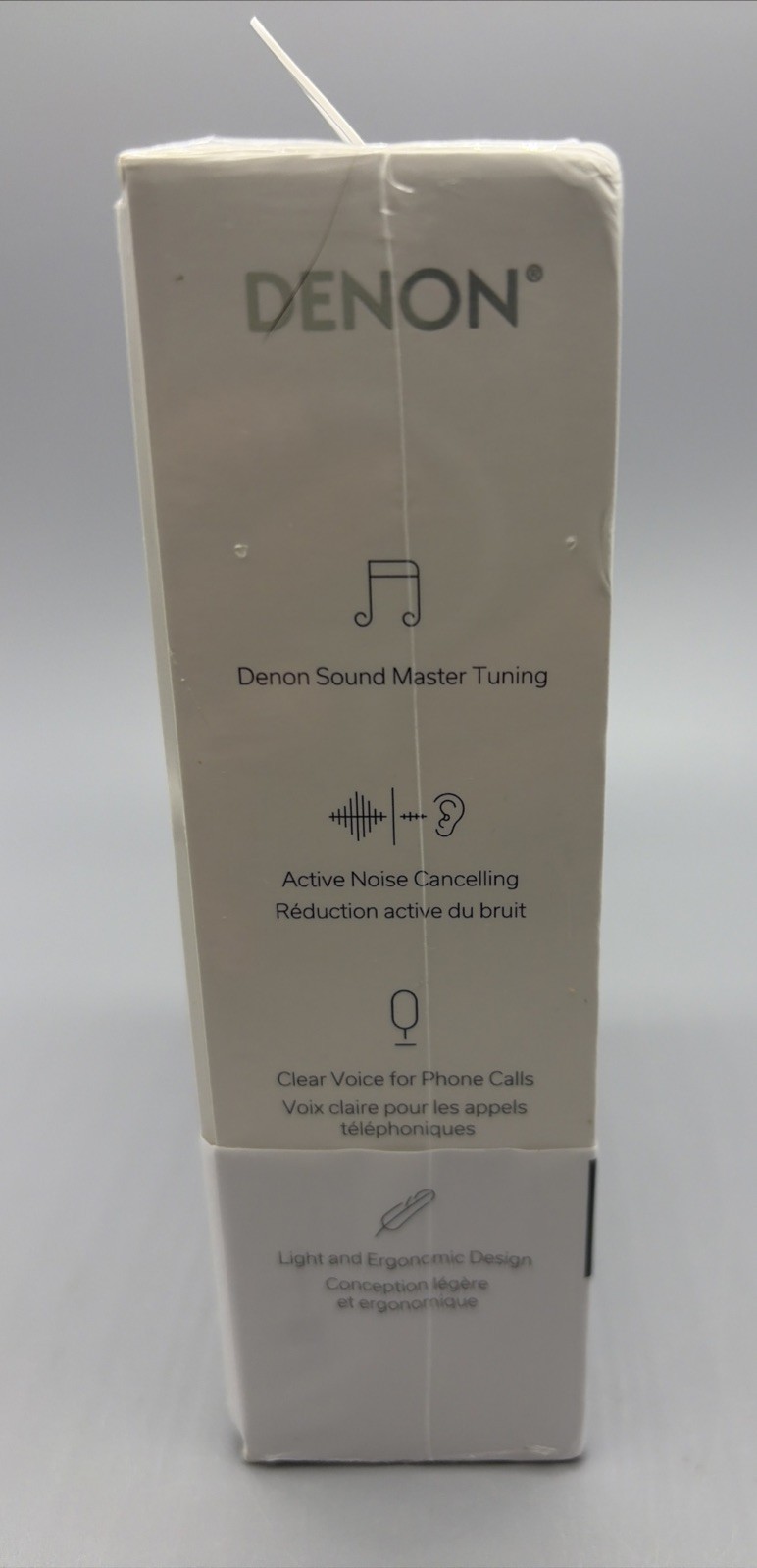 (NEW) Denon Wireless AH-C830NCW Active Noise Cancelling Bluetooth Earbuds Sealed