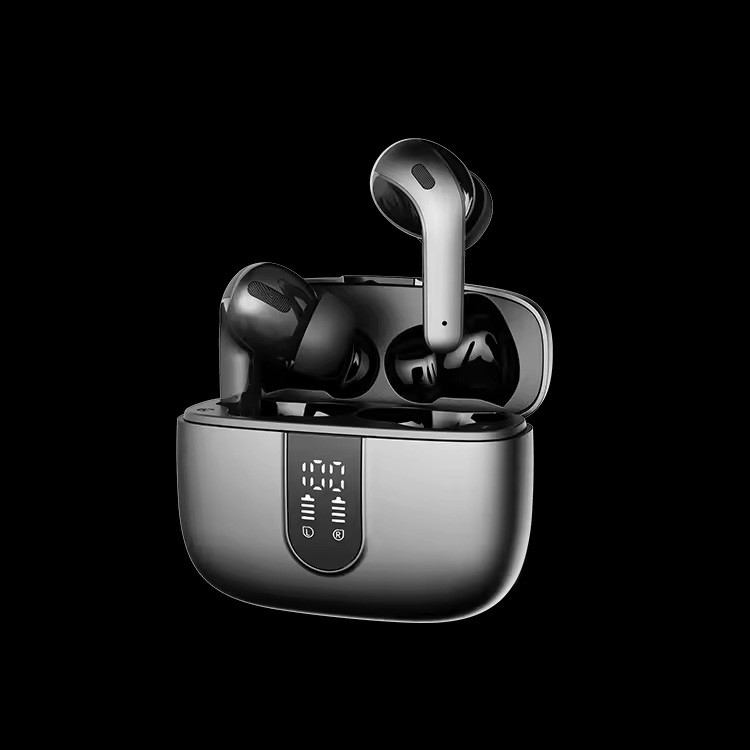 Bluetooth Earbuds, 40H, IPX5 Waterproof, Touch Controls, 13mm Speakers, Black