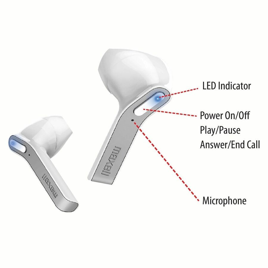 Maxell 199461 Jelleez True Wireless Bluetooth Earbuds
