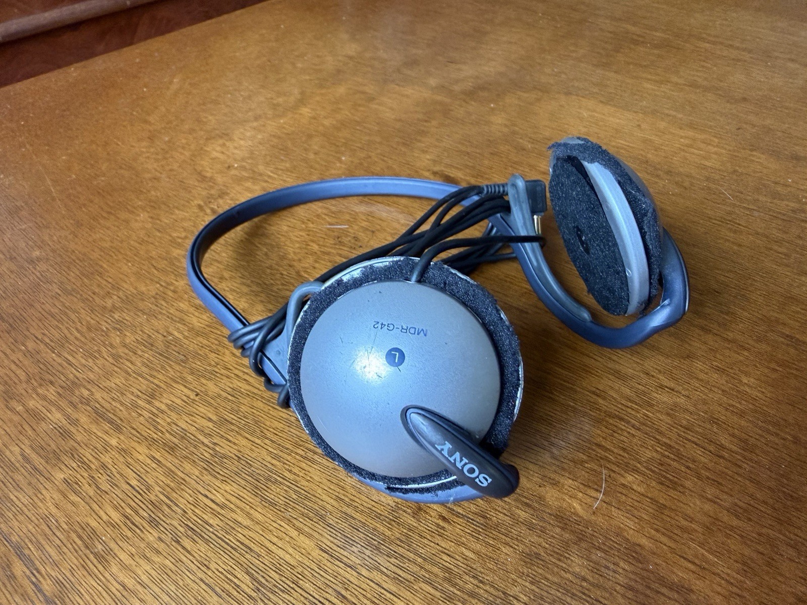 Vintage Sony Walkman MDR-G42 Behind Neck Stereo Headphones No Foams