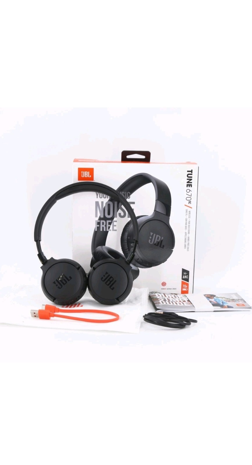 New JBL TUNE 670NC Noise Cancelling Bluetooth Headphones (FC3005023)