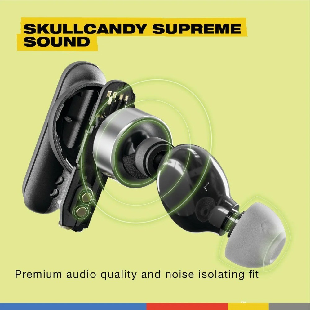 Smokin’ Buds XT True Wireless in-Ear Earbuds, Black
