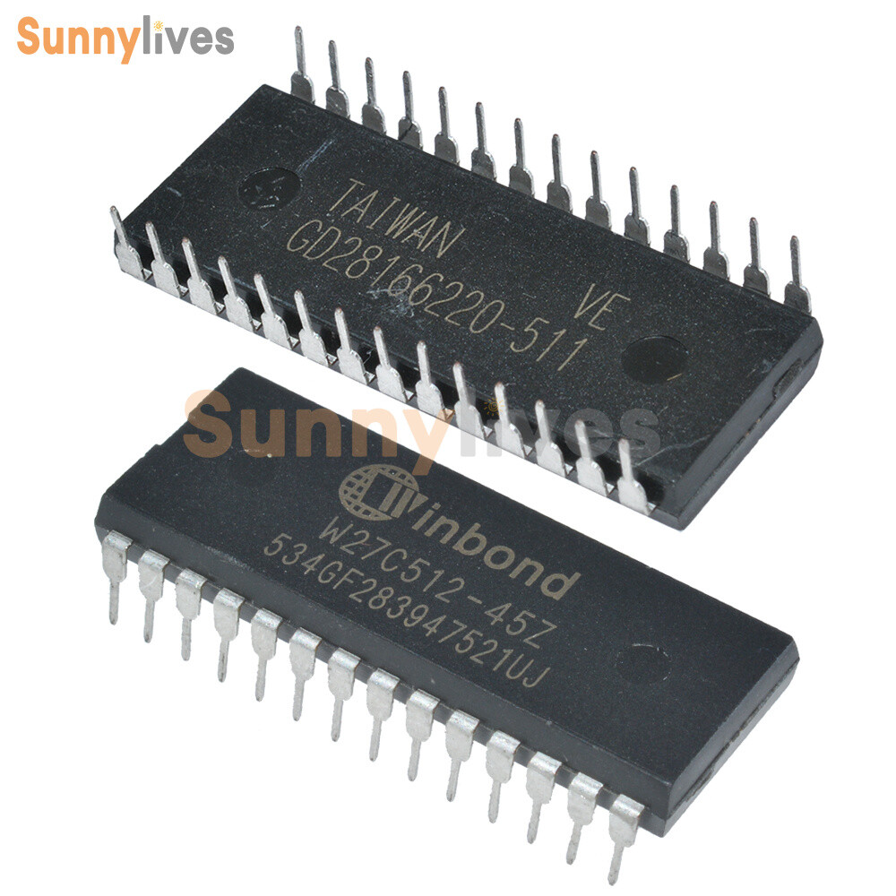 100Pieces W27C512-45Z W27C512 IC DIP EEPROM 512KBIT 45NS Winbond EEPROMs