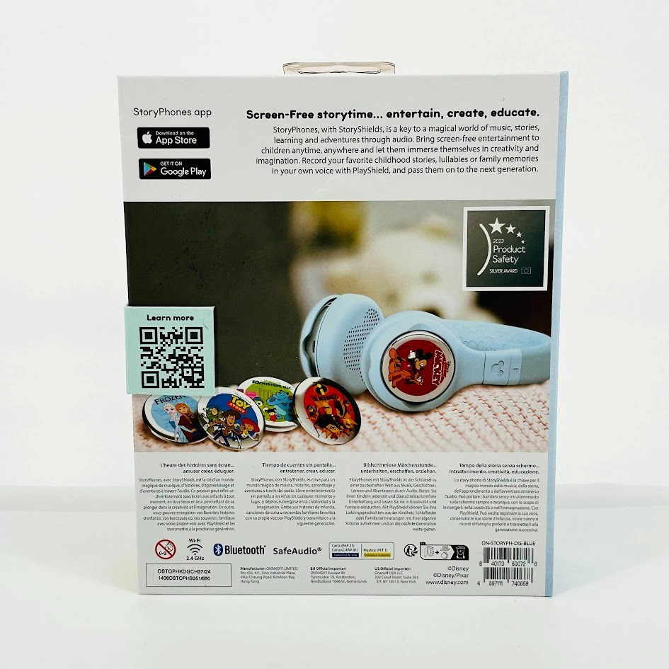 Disney StoryPhones Storytelling Bluetooth Wireless Kids Headphones – NEW Sealed