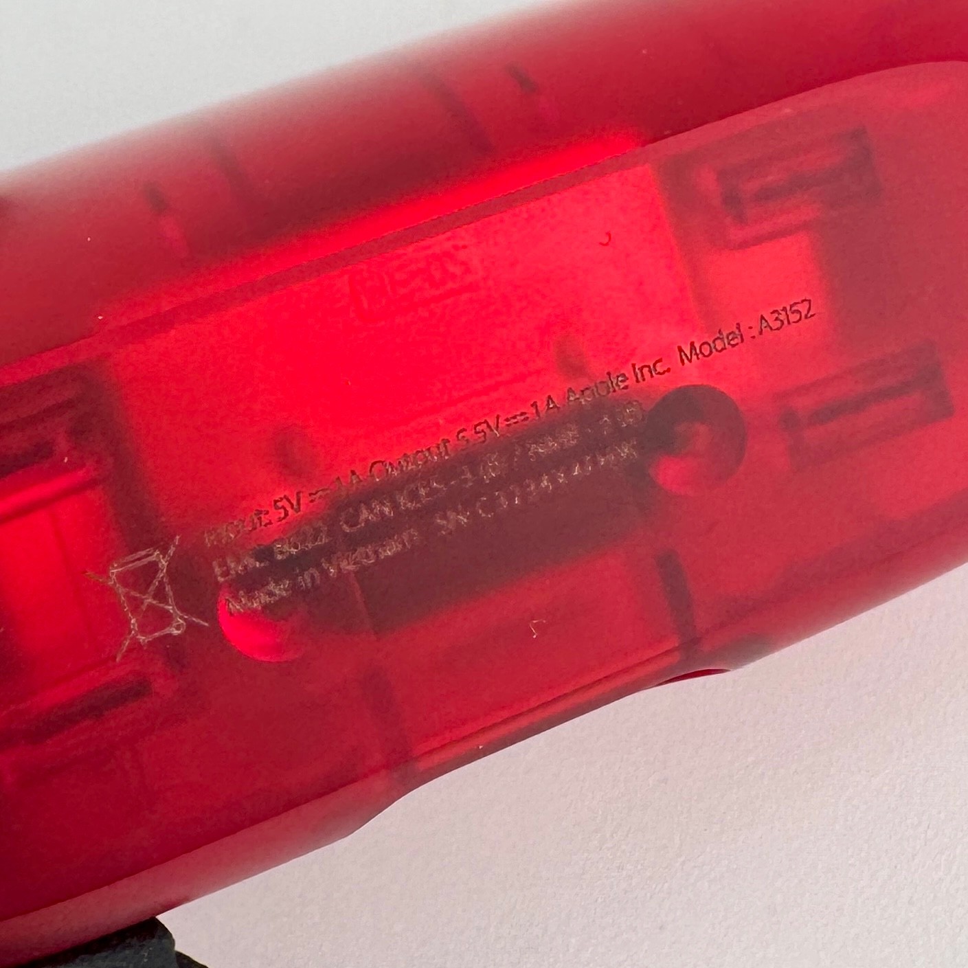 Beats by Dr. Dre Solo Buds Transparent Red In Ear Headphones MUW03LL/A