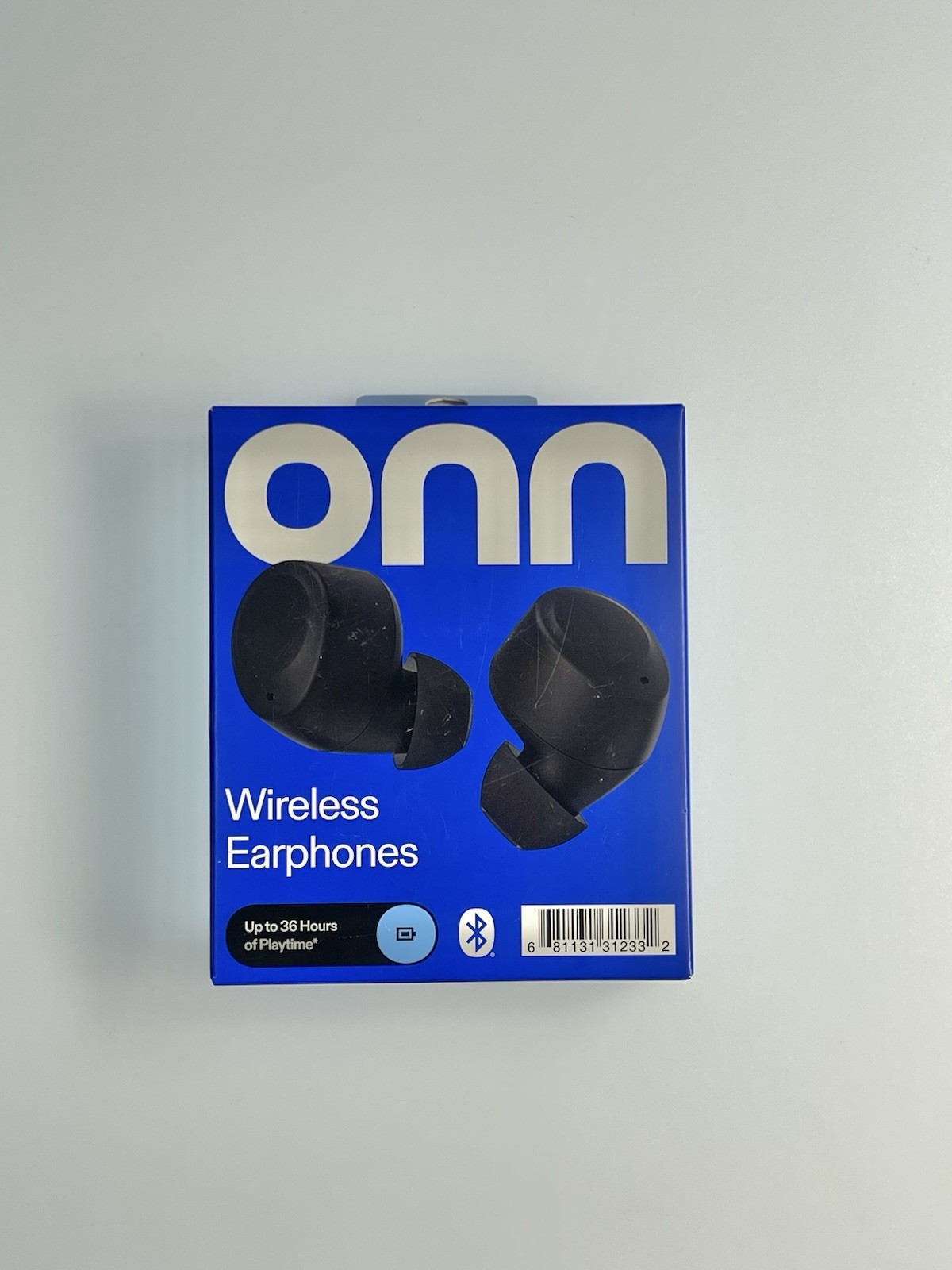 Onn Bluetooth Wireless Earphones High Definition Sound Black