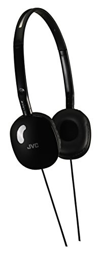 JVC Kenwood HA-S160-B Closed-Back Headphones Foldable Black NEW