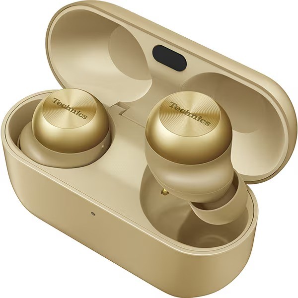 Technics EAH-AZ100-N Wireless Earphones Magnetic Fluid Driver Champagne Gold
