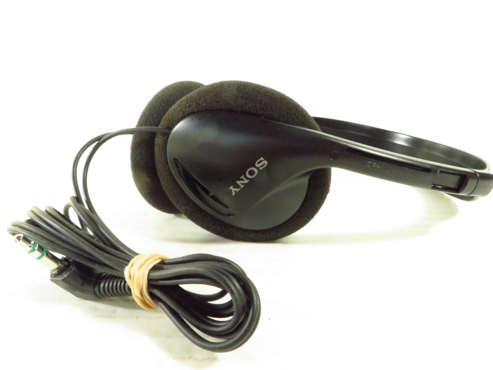 Sony MDR-023 Wired Headphones Black Adjustable, Tested Working