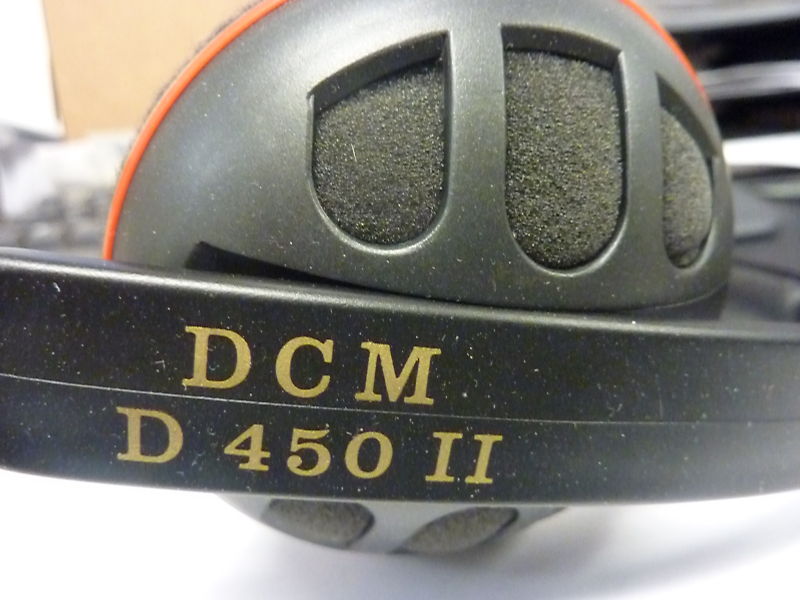 DCM D 450 II Headphone w/ Headphone Jack Adapter 3.5mm / 1/4″