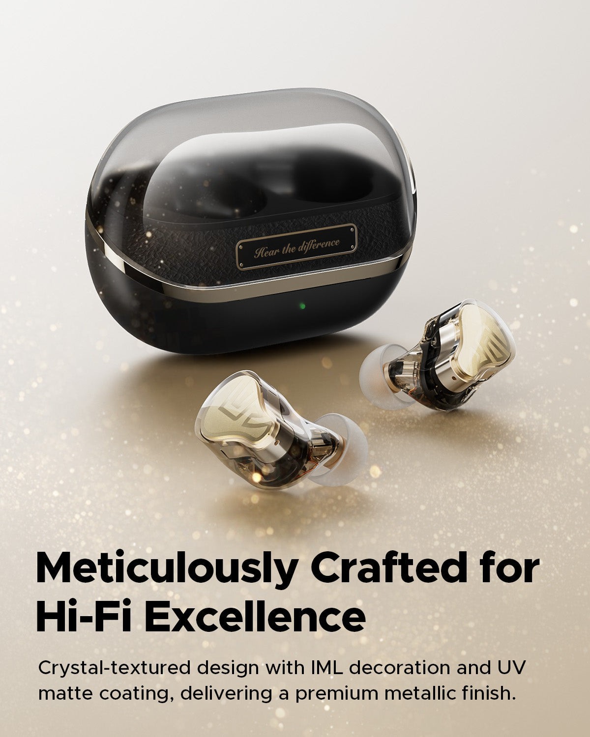 SOUNDPEATS H3 Wireless Earbuds Hybrid ANC Hi-Res LDAC Bluetooth Earphones