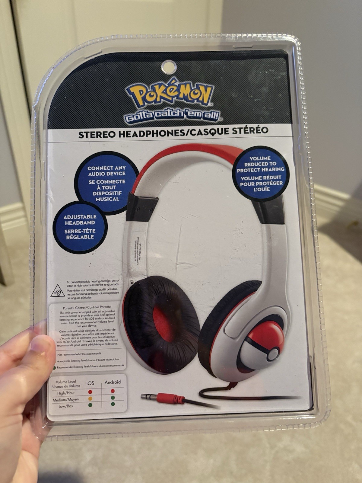 Kids Pokémon Headphones (NIB)