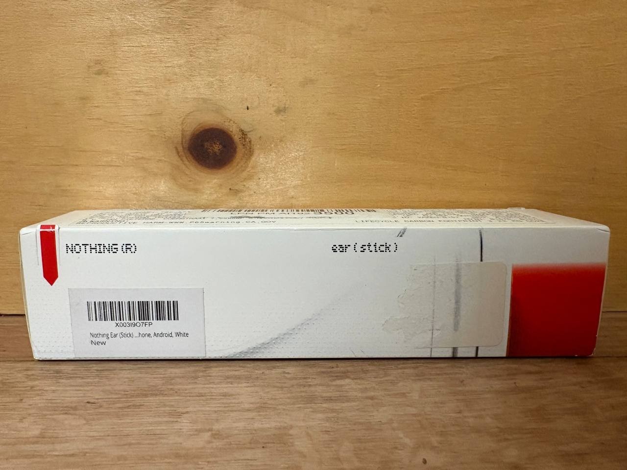 Nothing Ear (Stick) White Wireless Earbuds Bluetooth Headphones A10600014 Sealed