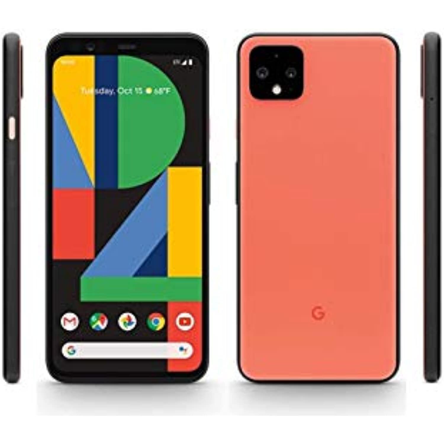 Google Pixel 4 – 64GB Oh So Orange – Unlocked (Pixel4)