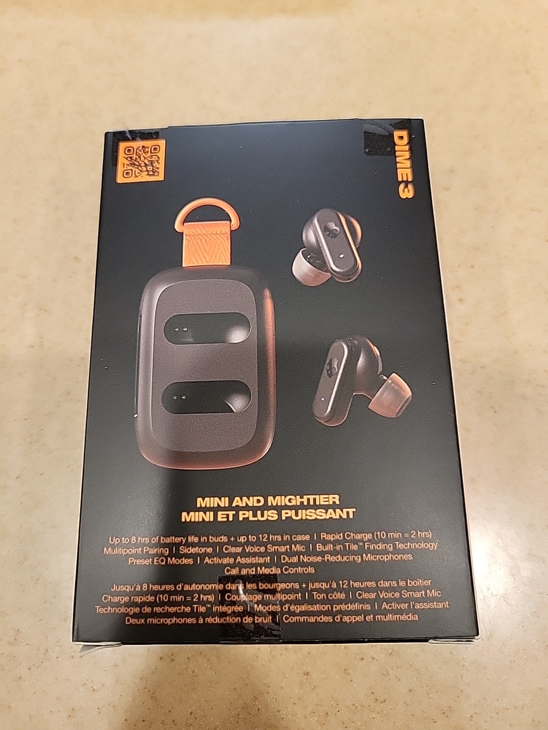 Skullcandy S2DCW-R740 Dime 3 True Wireless Black Earbuds