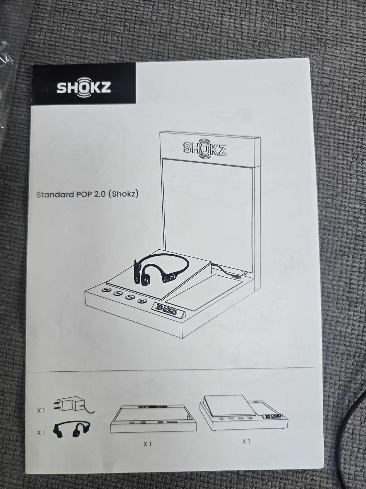 Shokz Countertop Display Unit – OpenRun Pro B-S810-BK-POP-SZ