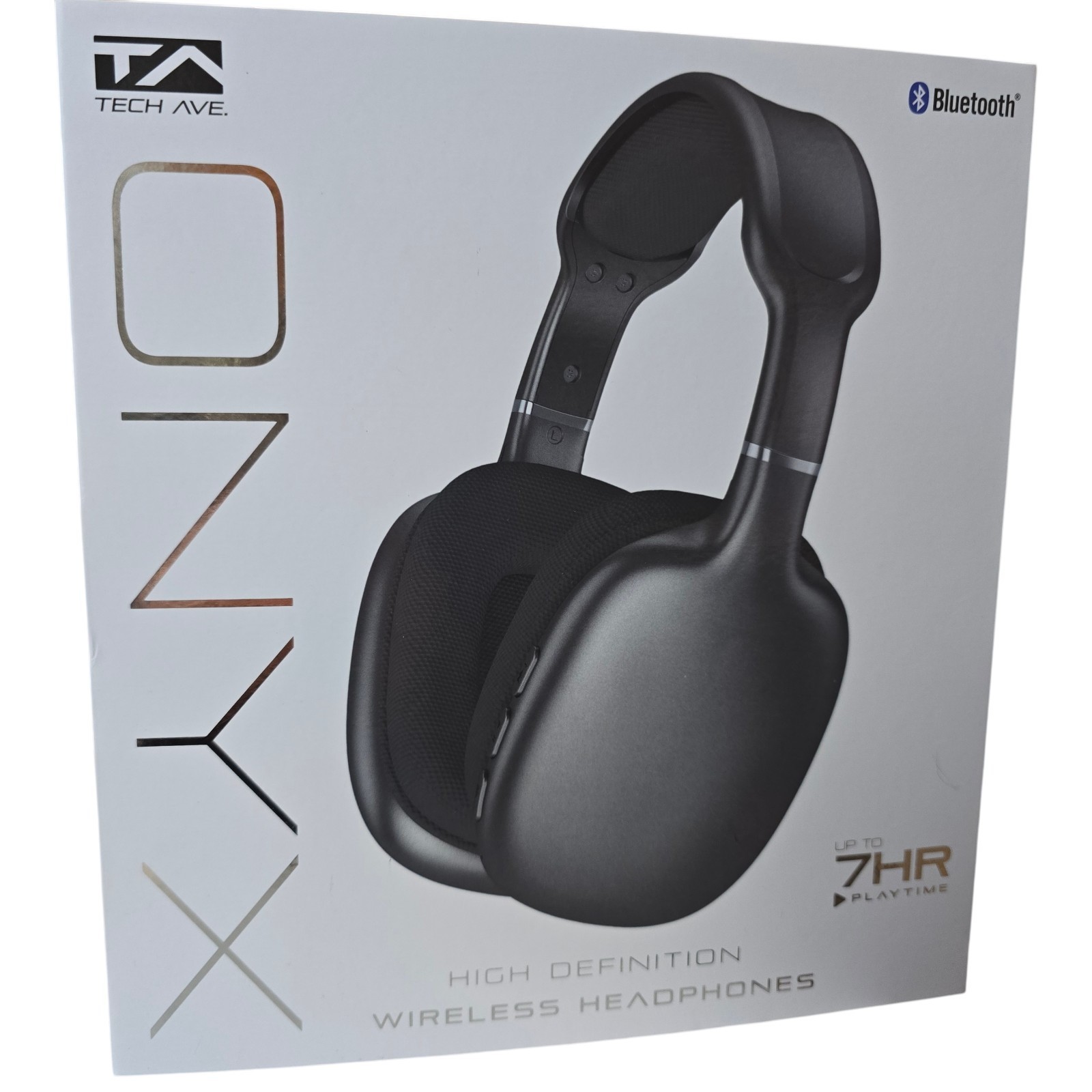 New ONYX Tech Ave High Definition Wireless Headphones Bluetooth Built-in Battery