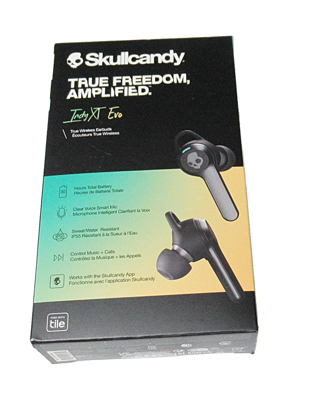 Skullcandy Indy Evo True Freedom Amplified True Wireless Ear Earbuds NEW IN BOX