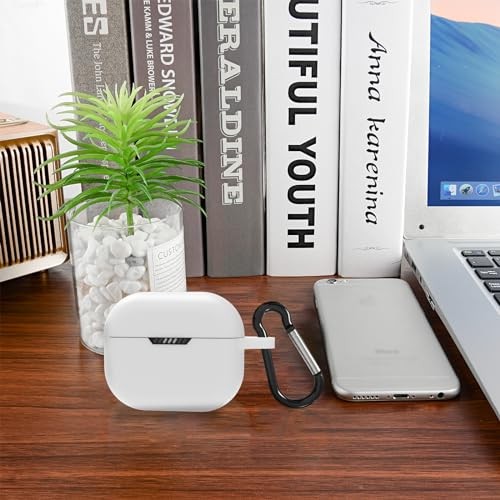 Silicone Case Cover Compatible with JBL Tune 130NC TWS True Wireless Earbuds,