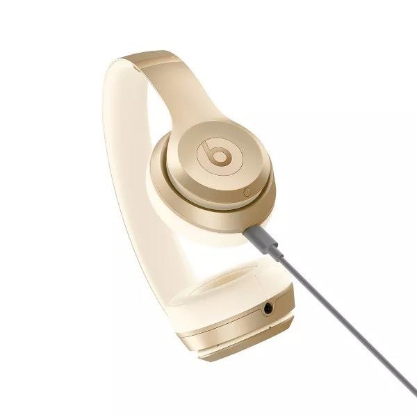 Beats Solo 4 Bluetooth Wireless On-Ear Headphones Gold – Excellent