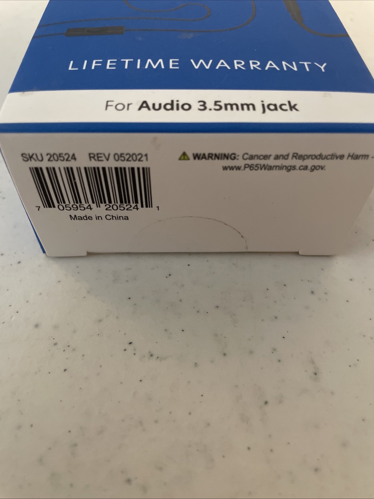 Just Wireless Stereo Wired Earhook Earbuds Headphones Microphone 3.5mm Black