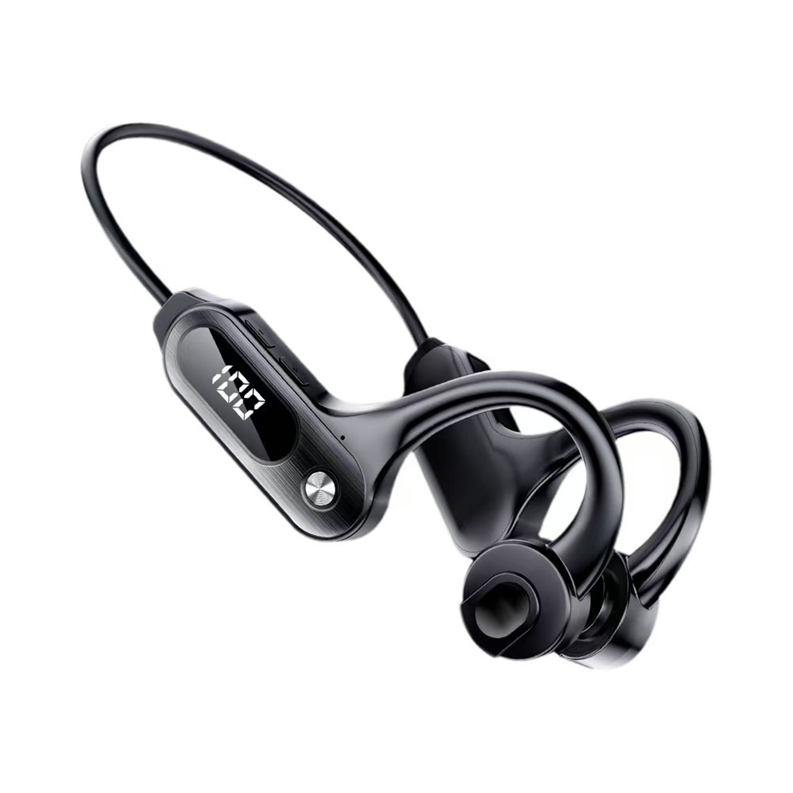 1 x Bluetooth headset Lightweight Exercise 300mah LED Digital Screen 30 Days New