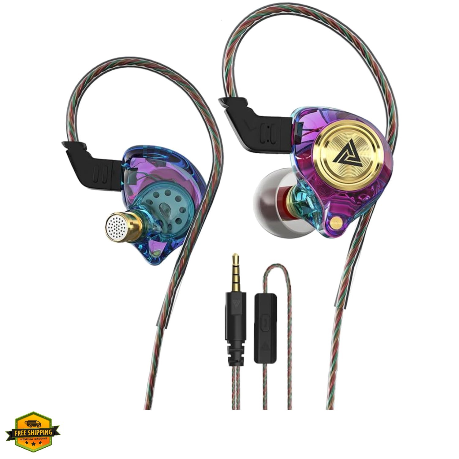Wired Gaming Earbuds, Ak3file in Ear Monitors, Deep Bass Sound Wired Earbuds,…