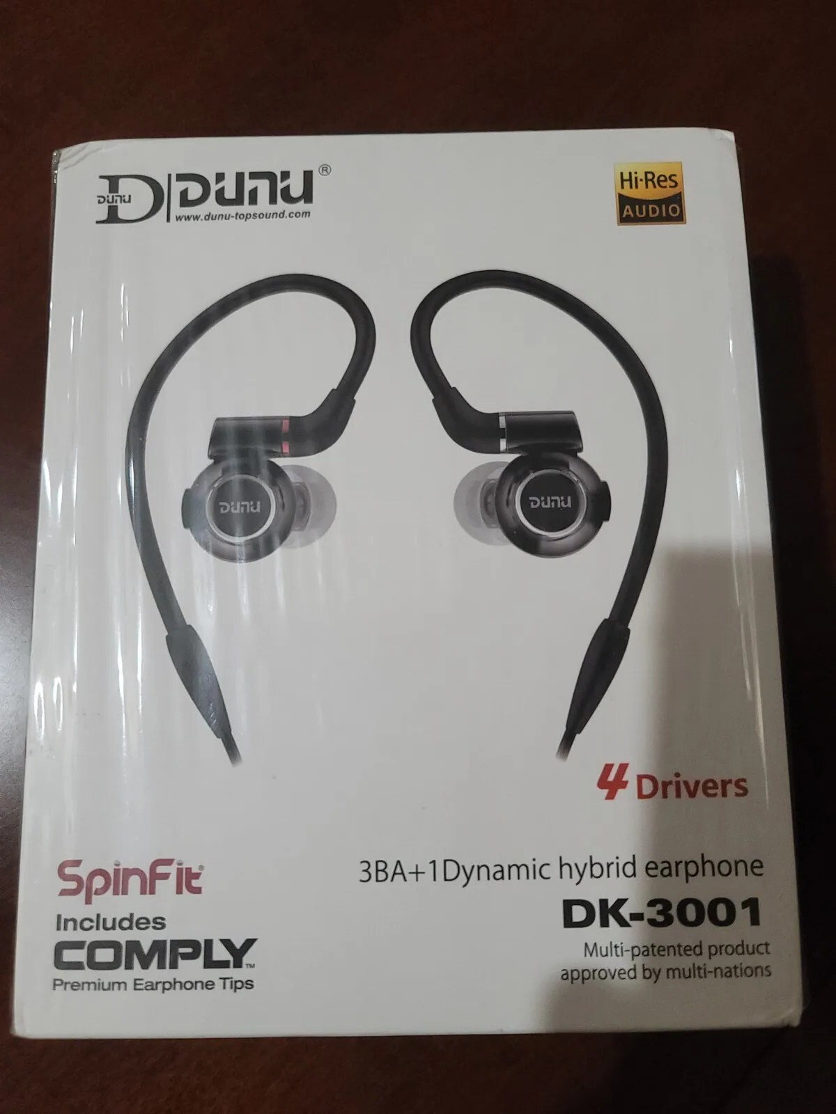 DUNU canal type premium hybrid 4 way earphone DK-3001
