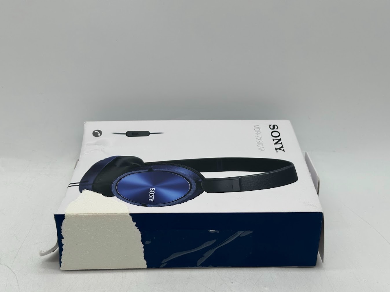 Sony MDR-ZX310AP Wired On-ear Folding Headphones – Blue