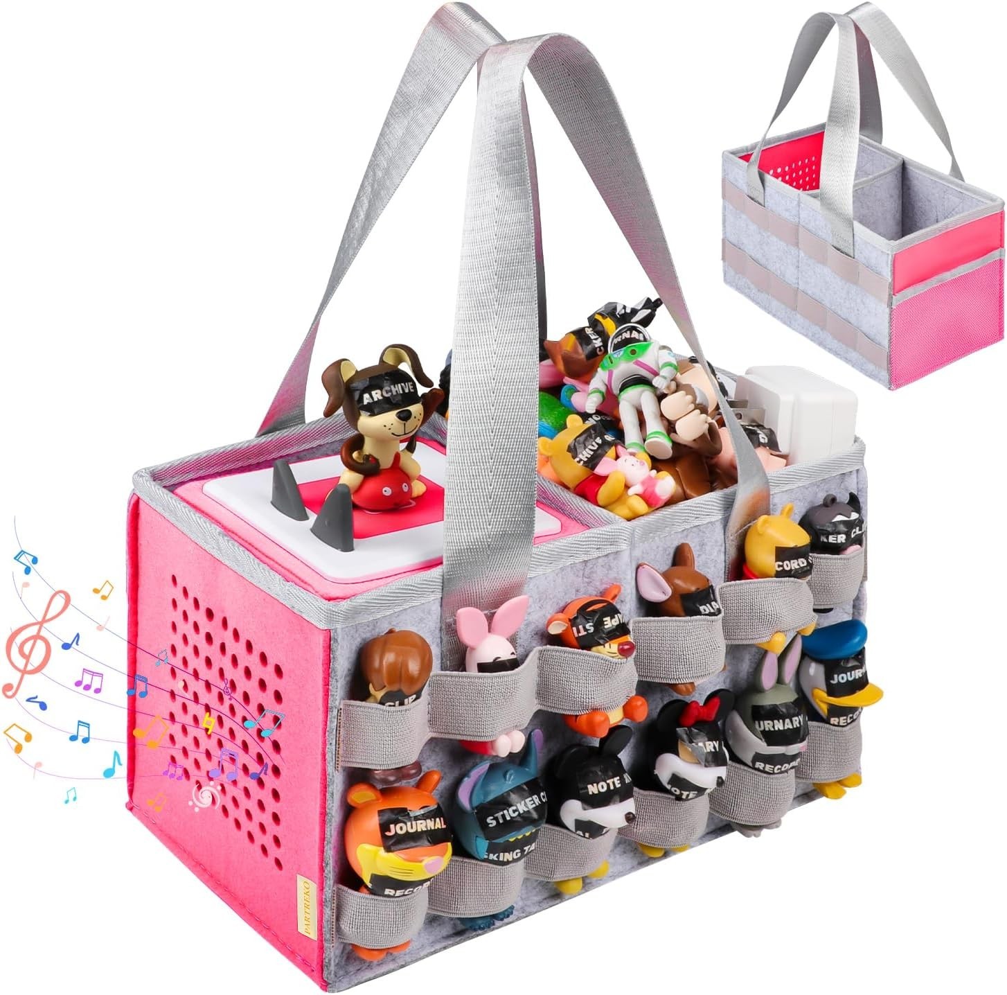 Carrying Case For Tonies Box with Audio Position, Portable Travel Storage Bag