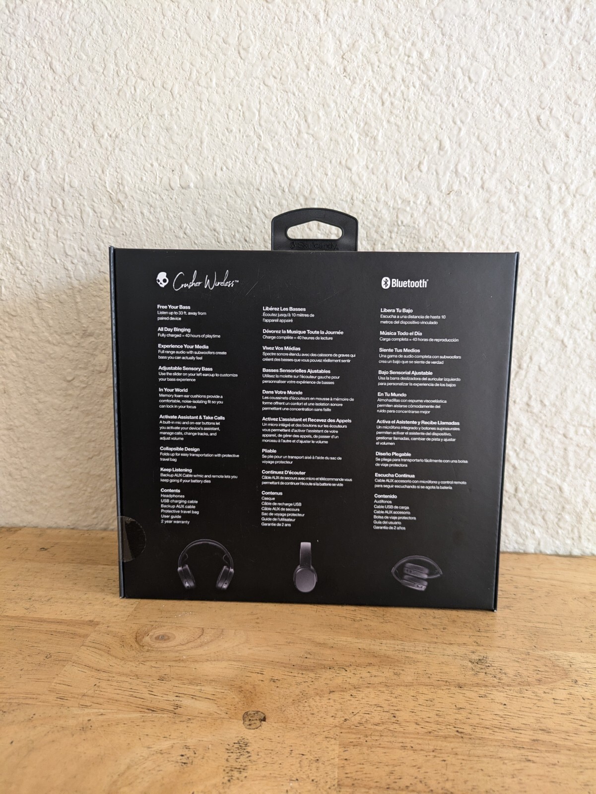 Skullcandy Crusher Wireless Headphones – Black