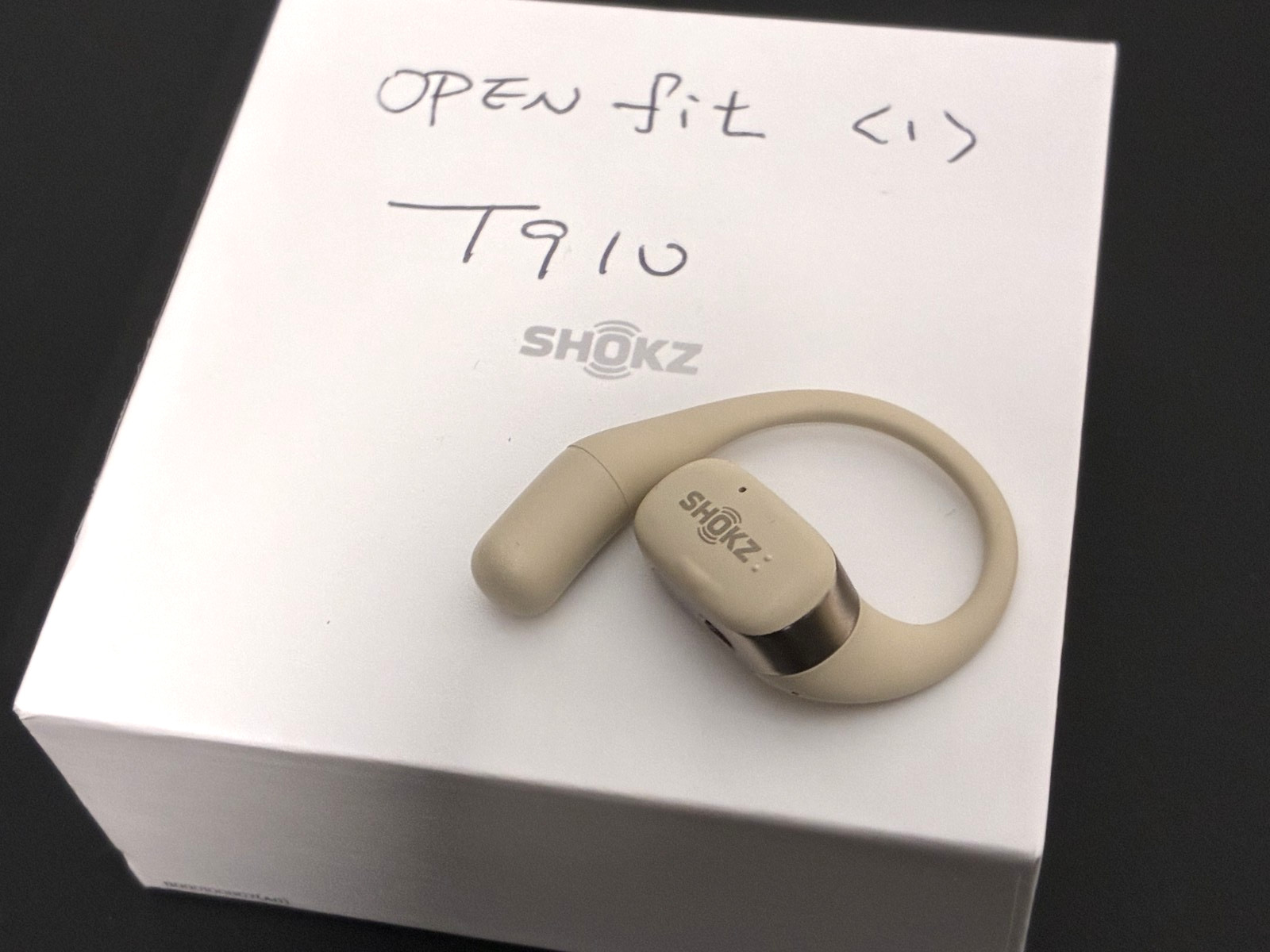 Original Shokz OpenFit Open-Ear Right Side Only – BEIGE (T910)