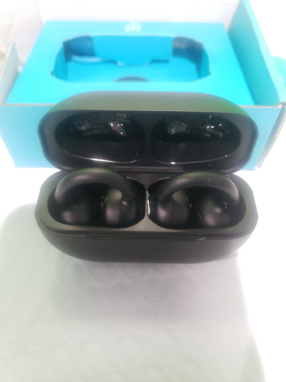 JLab Flex Open Bluetooth Earbuds, Wireless, Clip-On Cuff Design Good Condition