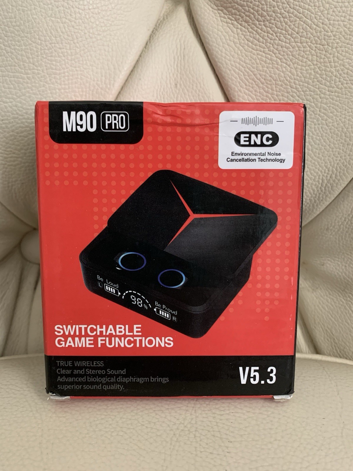 M90 Pro Earbuds Switchable Game Functions V5.3