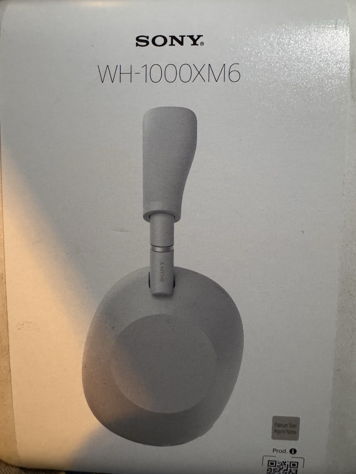 Sony WH-1000XM6 Wireless Noise Canceling Headphones Platinum Silver NEW SEALED