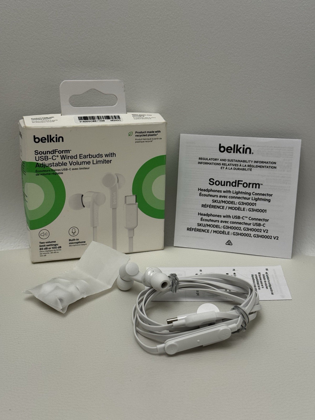 Belkin ROCKSTAR Headphones with USB-C Connector [USB-C Headphones]