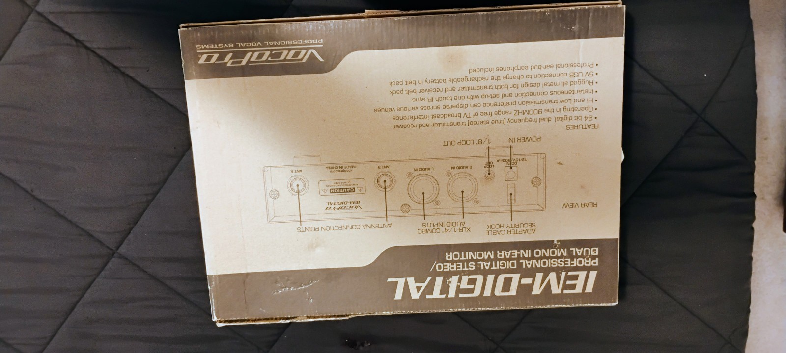 VocoPro IEM-DIGITAL wireless in-ear monitoring system